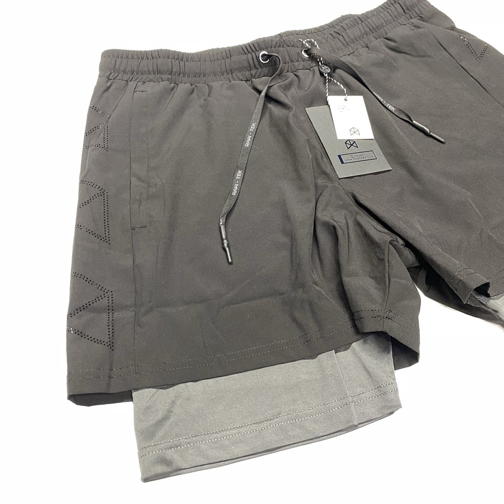 Rawgear RAW-TEK 2-in-1 Men's Training Shorts Size L NWT READ - Picture 3 of 10
